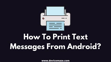 how do i print text messages from my android phone? should we consider the impact of technology on privacy?