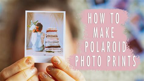 how to print pictures to look like polaroids